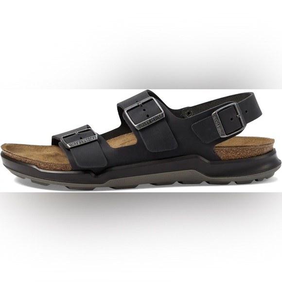 Birkenstock Men's Milano rugged black NEW EU 43 regular fit - Picture 4 of 9